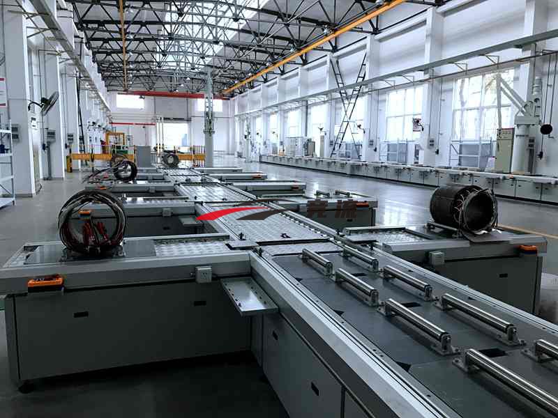 摩擦积放滚筒流水线